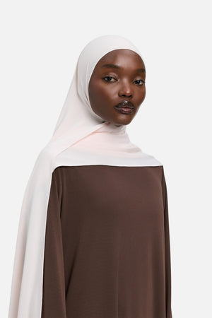 Foulard jersey bambou meringue Mayara