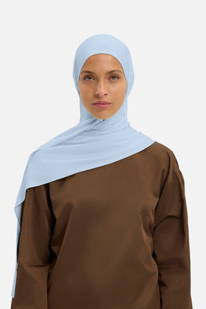 Foulard breathable jersey bleu bb Mayara