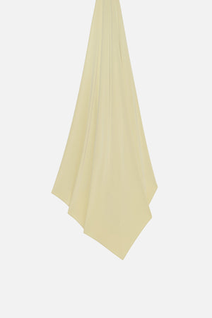 Foulard breathable jersey vert melon Mayara à plat