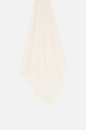 Foulard breathable jersey blanc cassé Mayara à plat