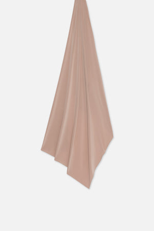 Foulard premium jersey prune clair Mayara à plat