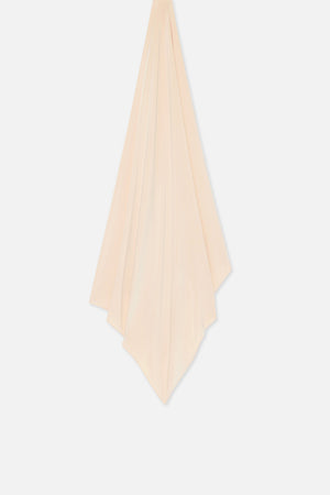 Foulard premium jersey rose foncé Mayara à plat