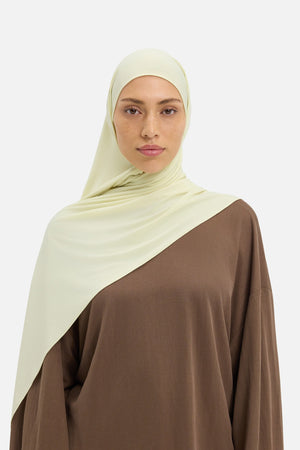 Foulard premium jersey mousse clair Mayara