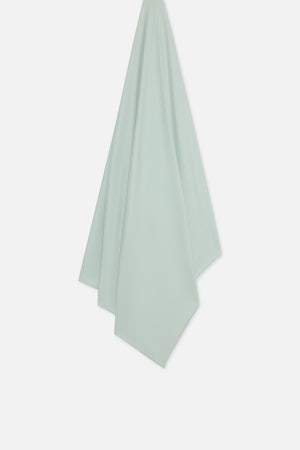 Foulard de bain gris aqua Mayara à plat