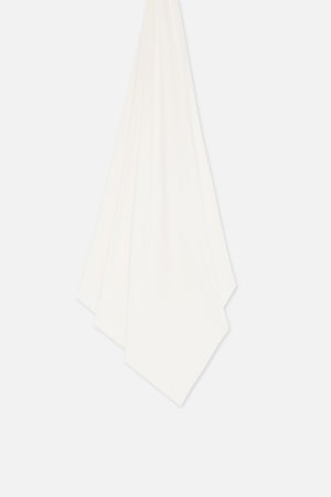 Foulard Romantic breathable jersey blanc cassé Mayara à plat