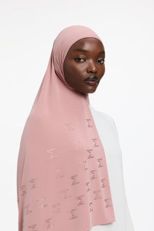 Foulard L'Unique breathable jersey baie claire Mayara vue profil
