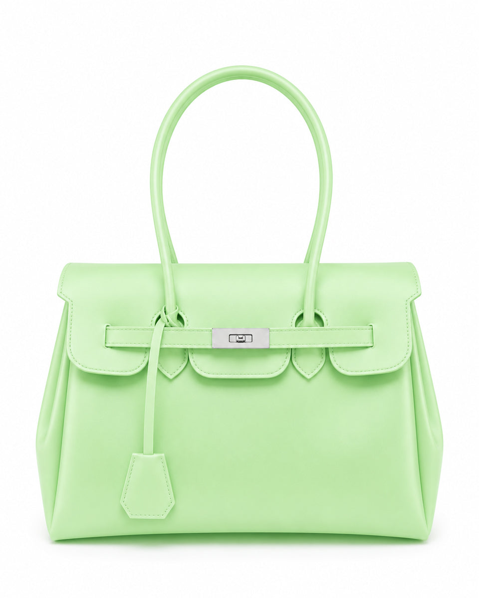 Mint Green Translucent TPU Jelly Bag 35cm
