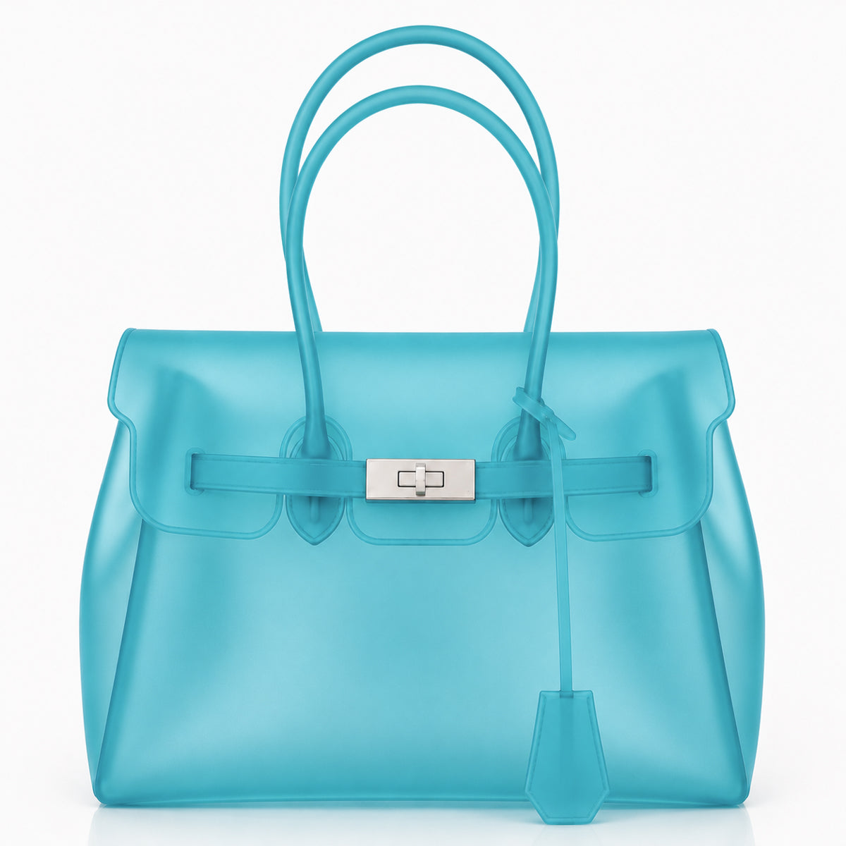Matte Coastal Lagoon Clear TPU Jelly Bag 35cm