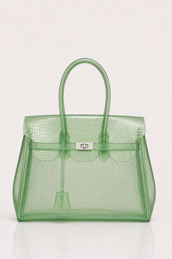 Green Croc Jelly Bag 40cm