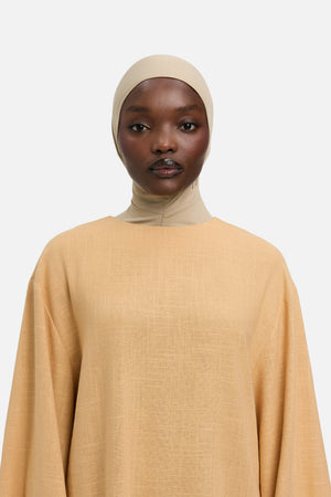 Hijab jersey bambou moka Mayara