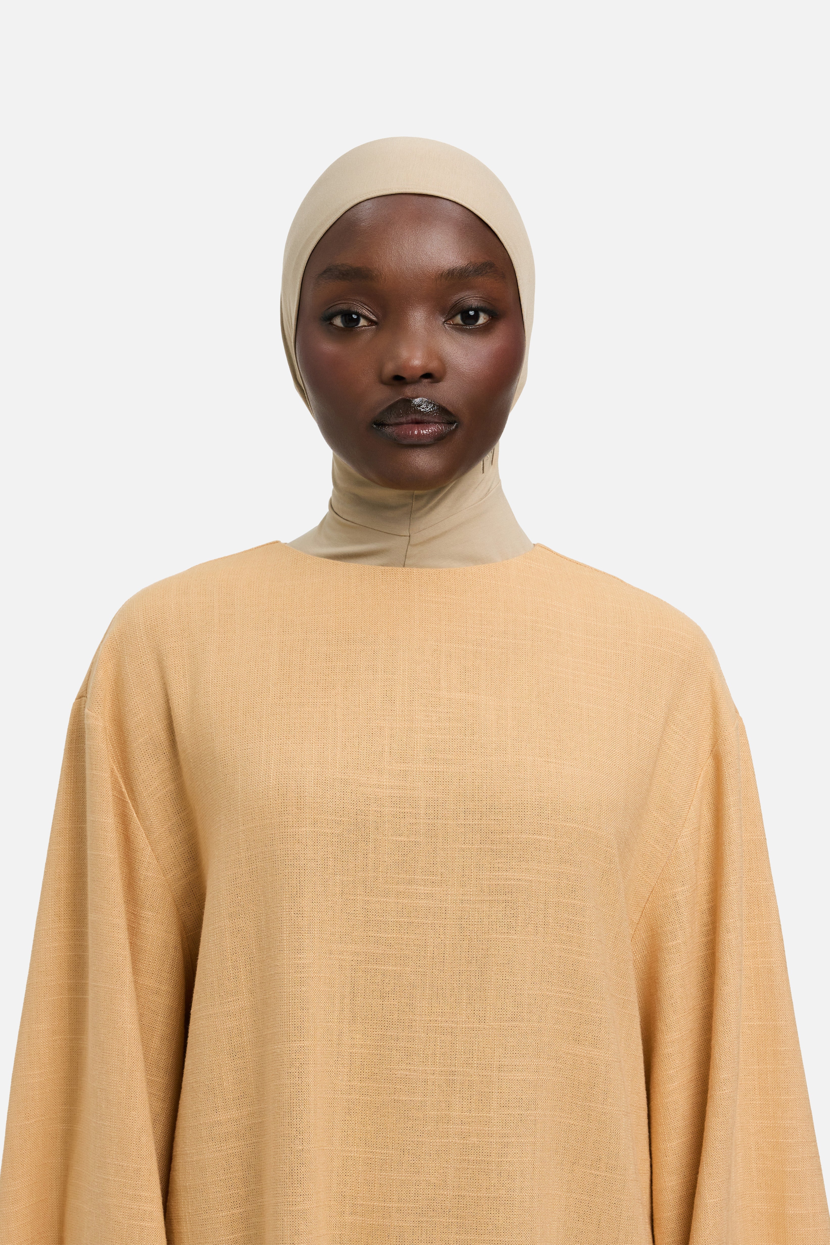 Hijab jersey bambou moka Mayara
