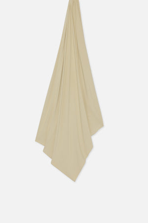 Foulard jersey bambou argile désert Mayara à plat