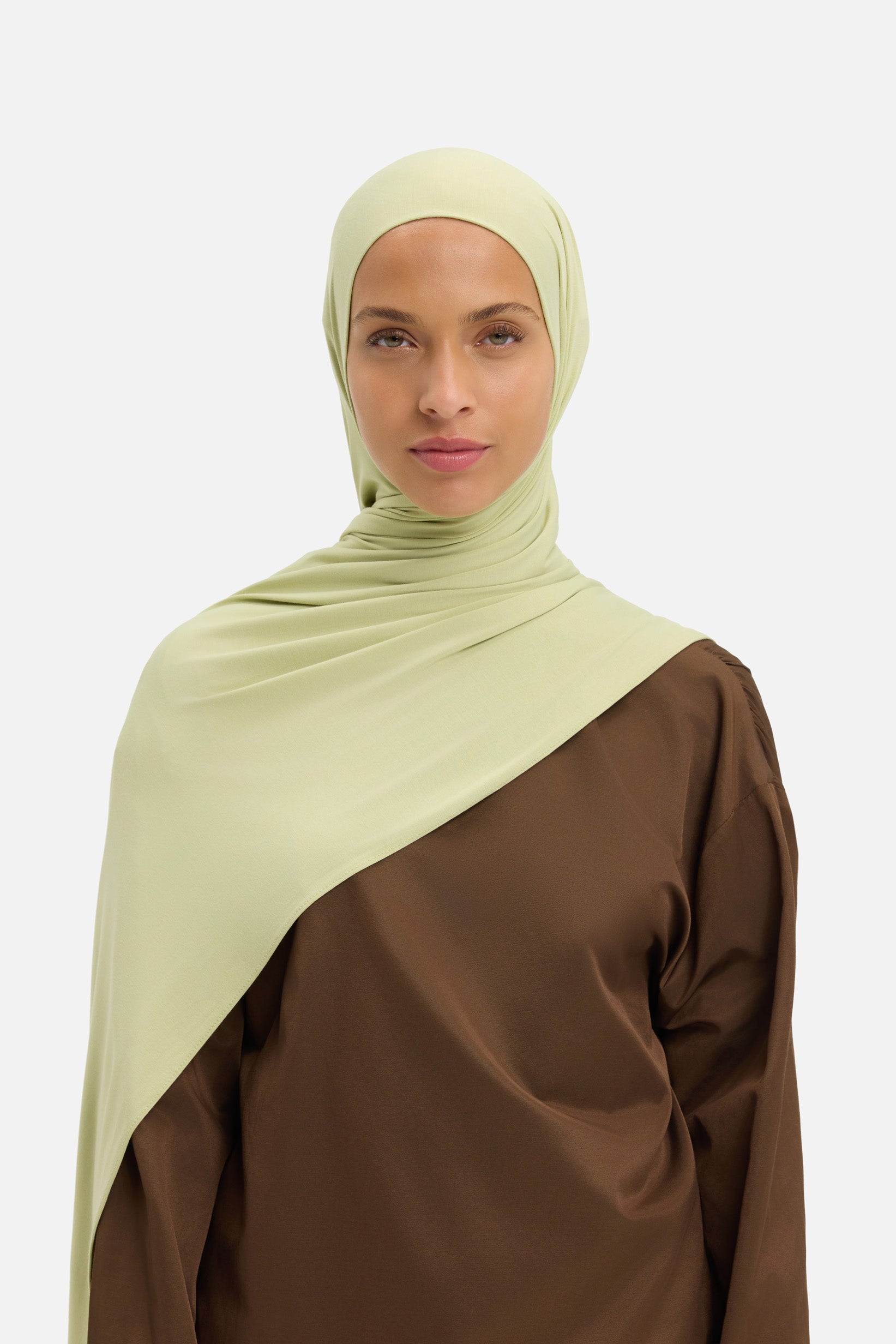 Foulard Jersey de Bambou – Olive Givré | Mayara