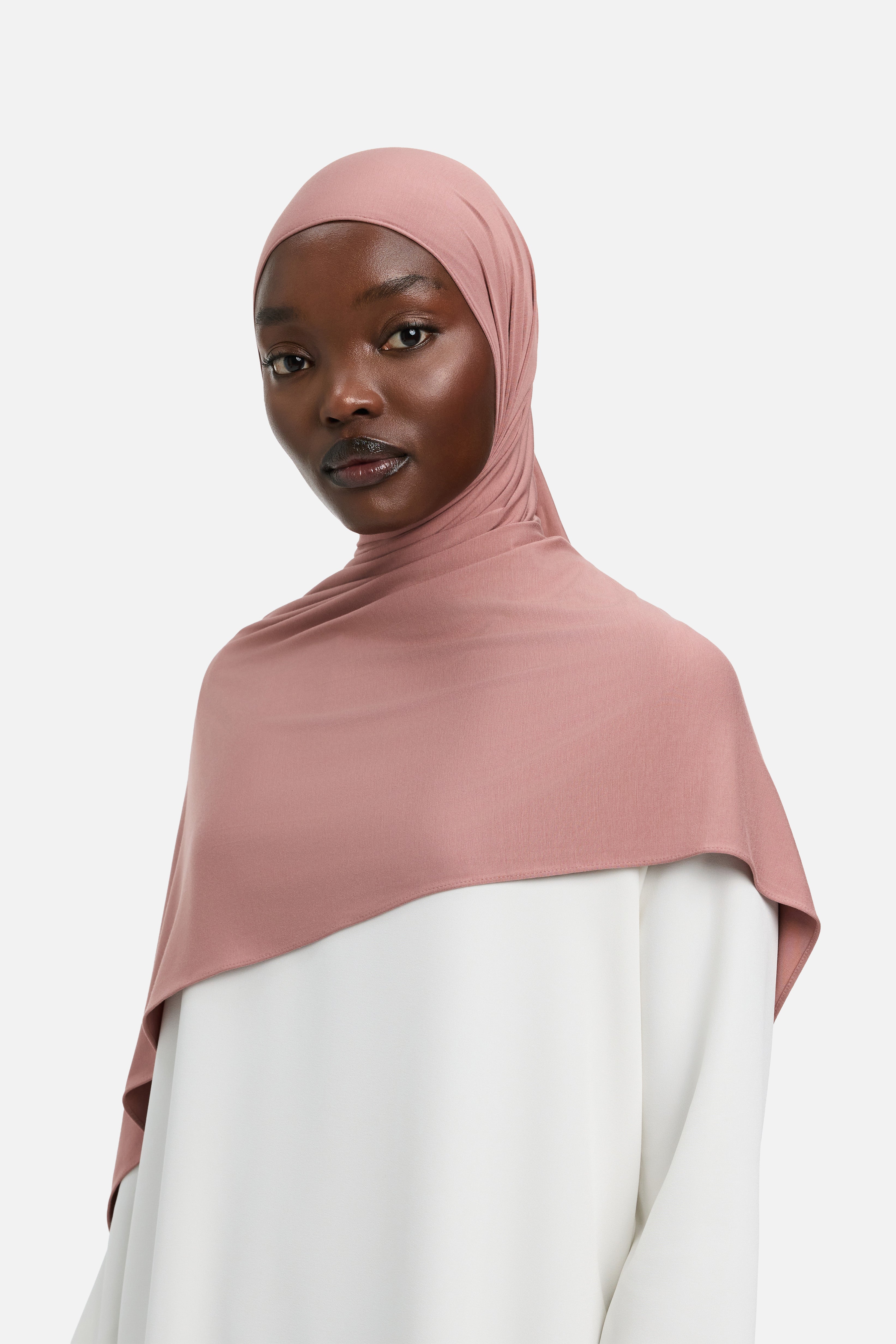 Foulard jersey bambou Marrakech Mayara vue profil