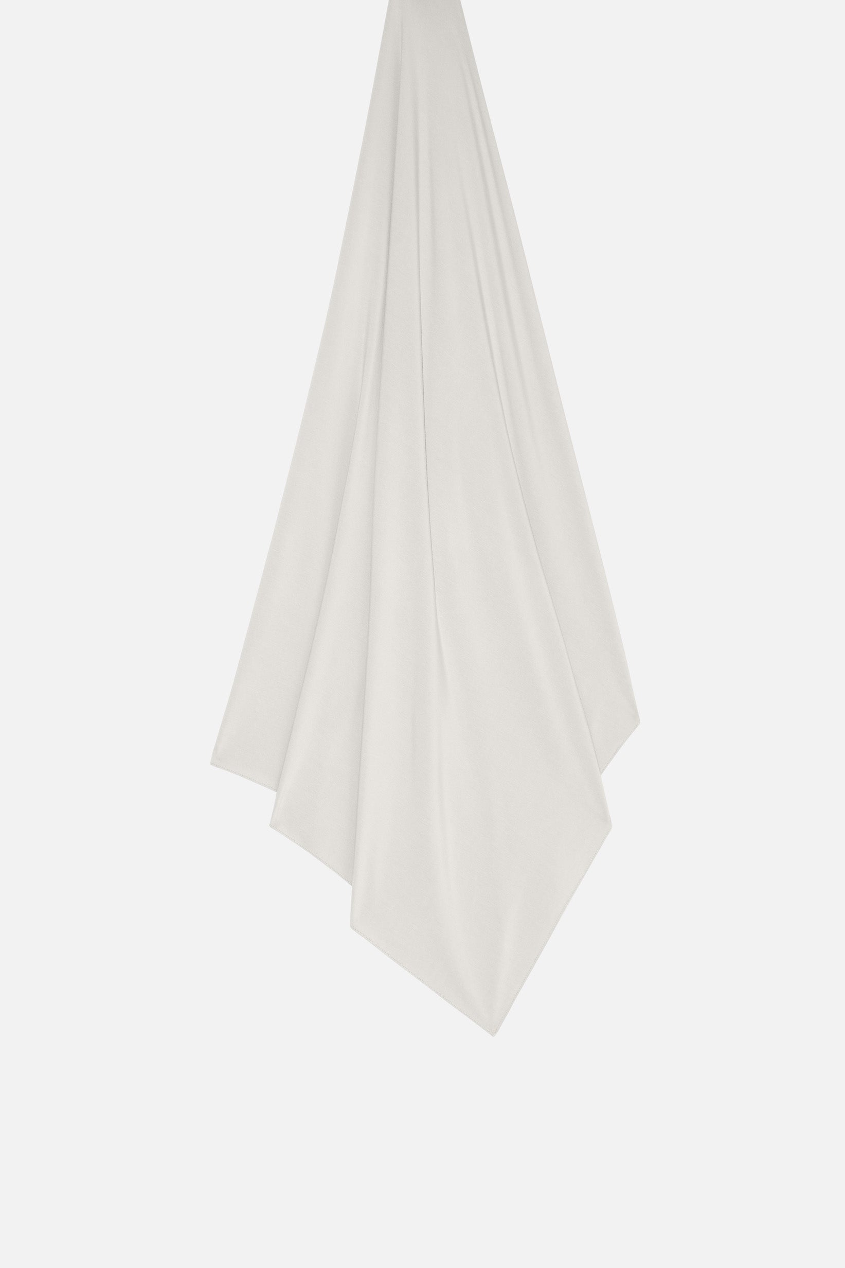 Foulard jersey bambou sable lunaire Mayara à plat