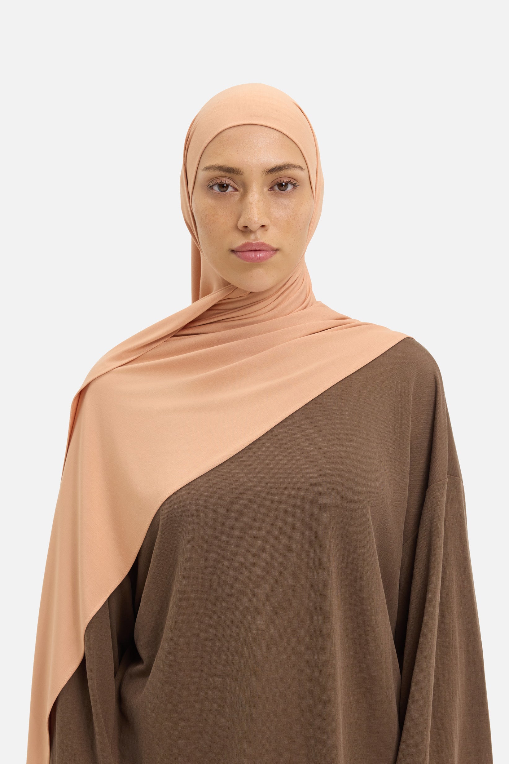 Foulard Jersey de Bambou – Orange Pastel | Mayara
