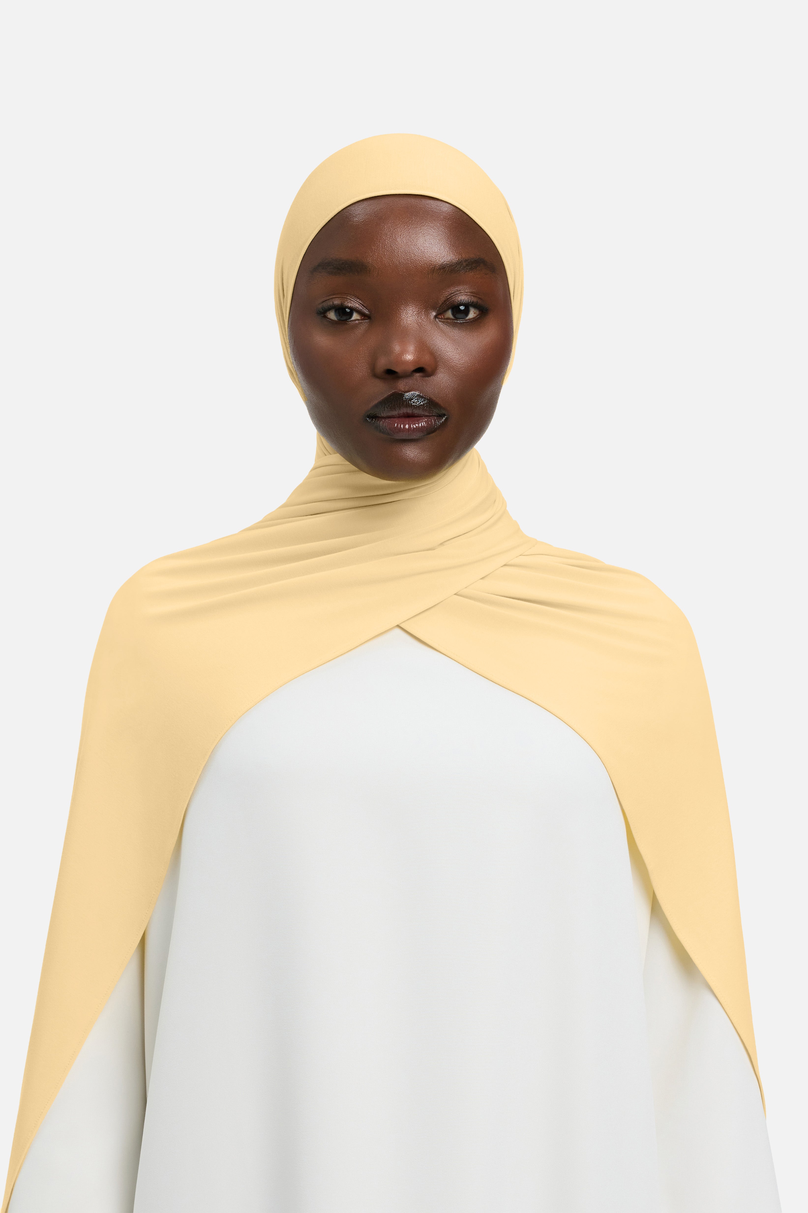Foulard Jersey de Bambou – Jaune Coucher de Soleil | Mayara