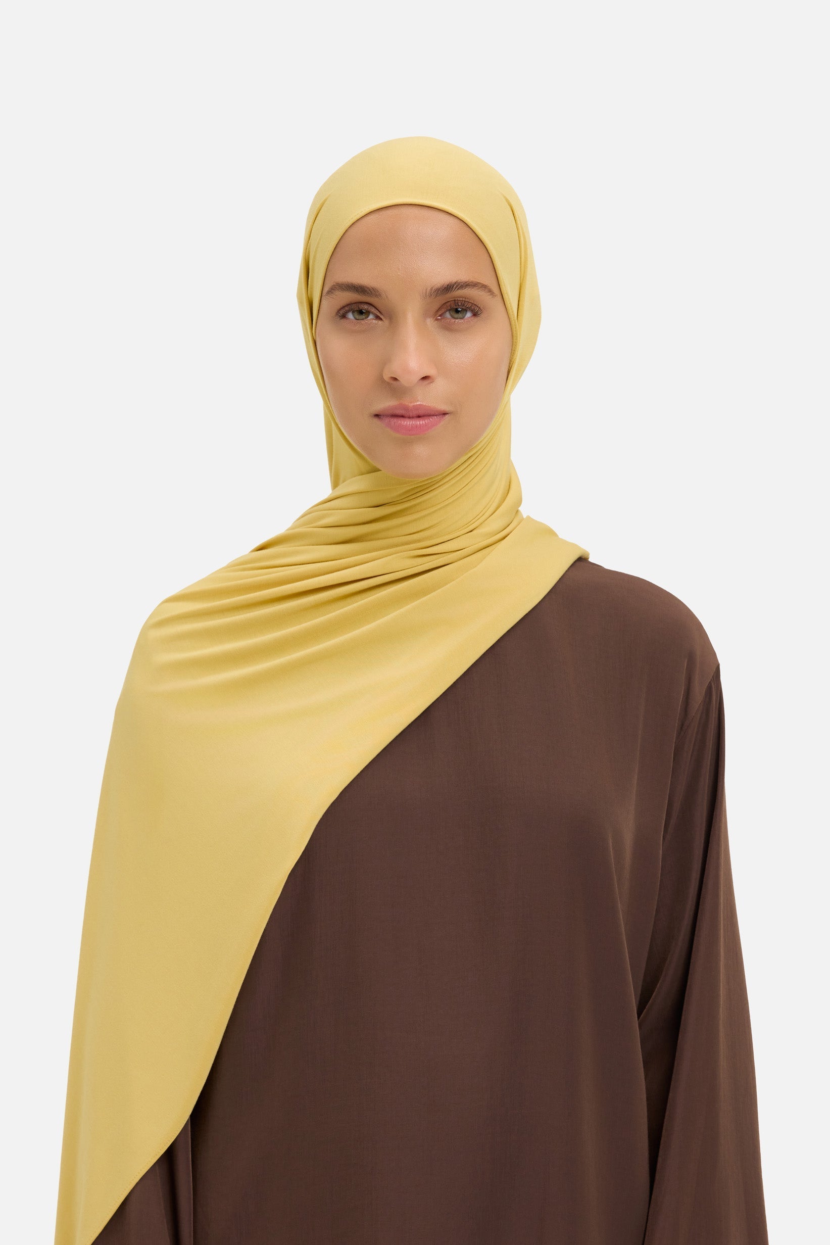 Foulard jersey bambou toast Mayara
