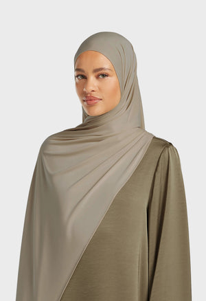 Foulard breathable jersey cachemire Mayara vue profil