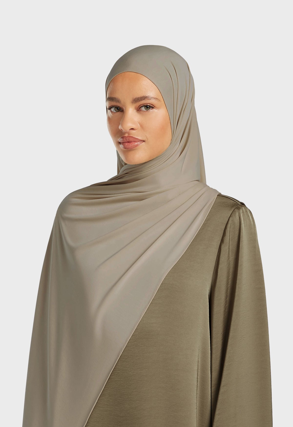 Foulard breathable jersey cachemire Mayara vue profil