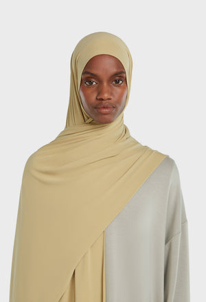 Foulard breathable jersey mousse foncé Mayara