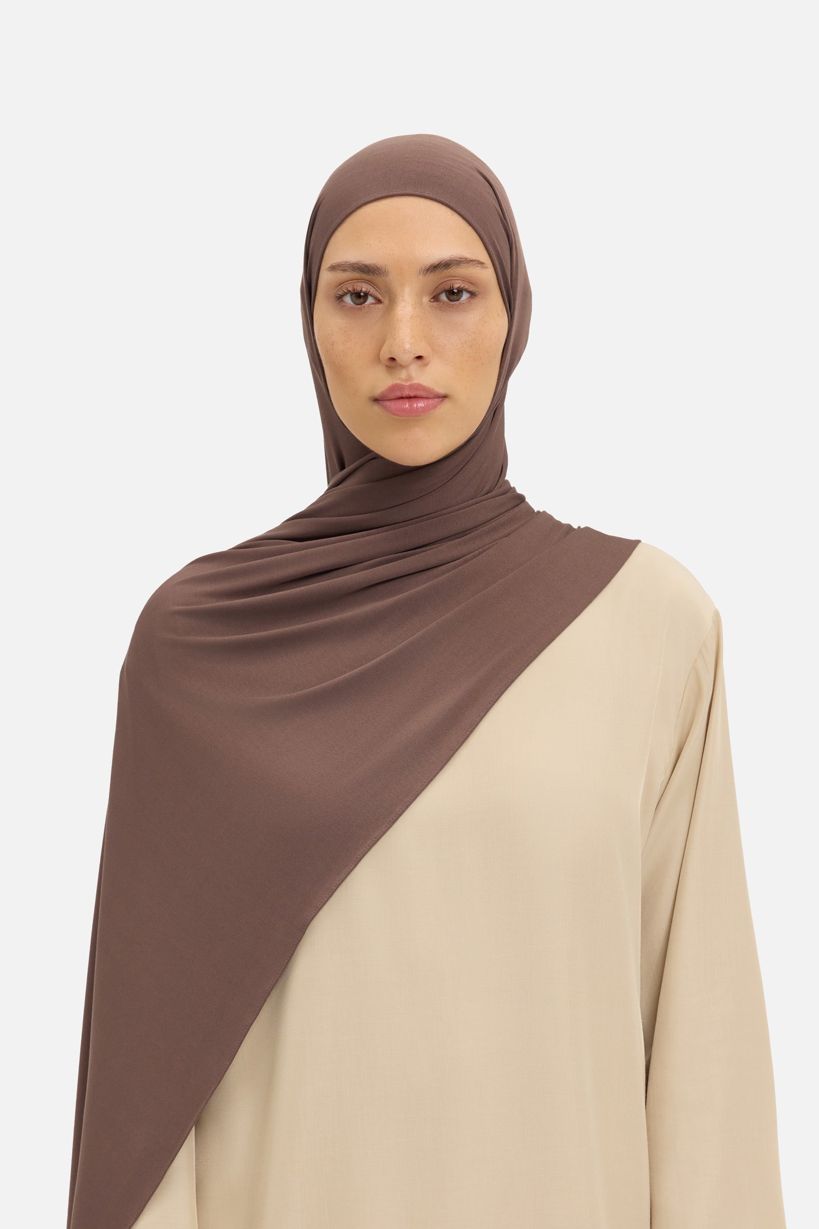 Breathable Jersey Scarf | Burnt Mocha