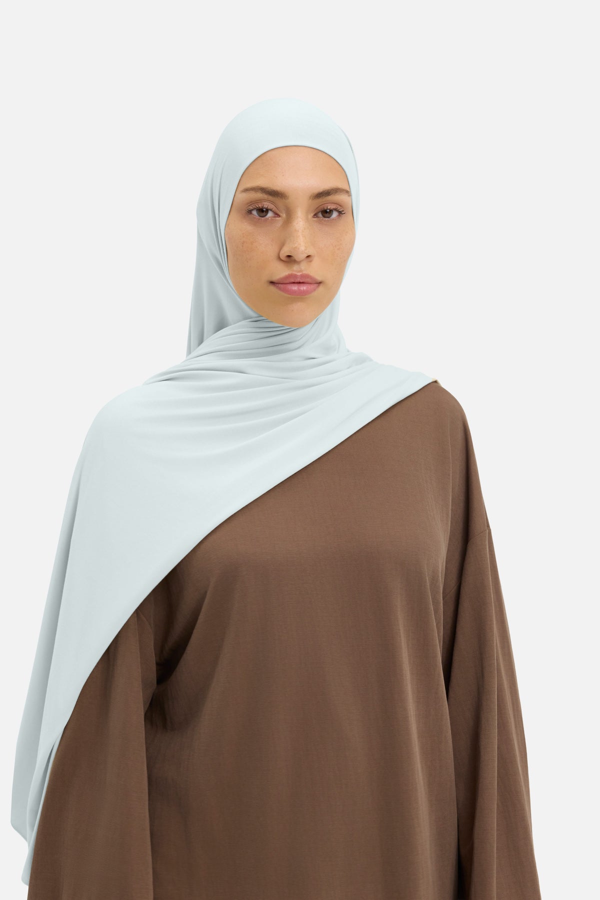Foulard breathable jersey gris givré Mayara