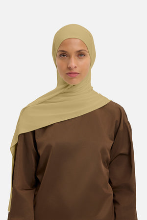 Foulard breathable jersey basilic Mayara
