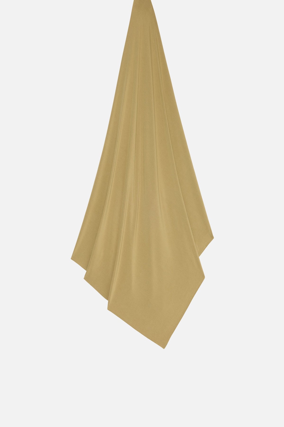 Foulard breathable jersey basilic Mayara à plat