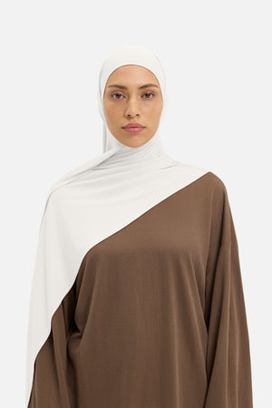 Foulard breathable jersey noix de cajou clair Mayara