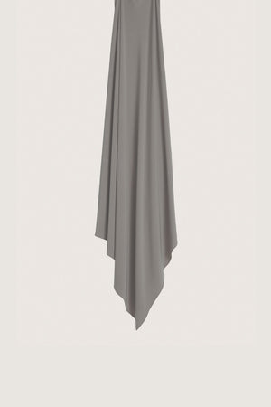 Foulard breathable jersey gris carbone Mayara