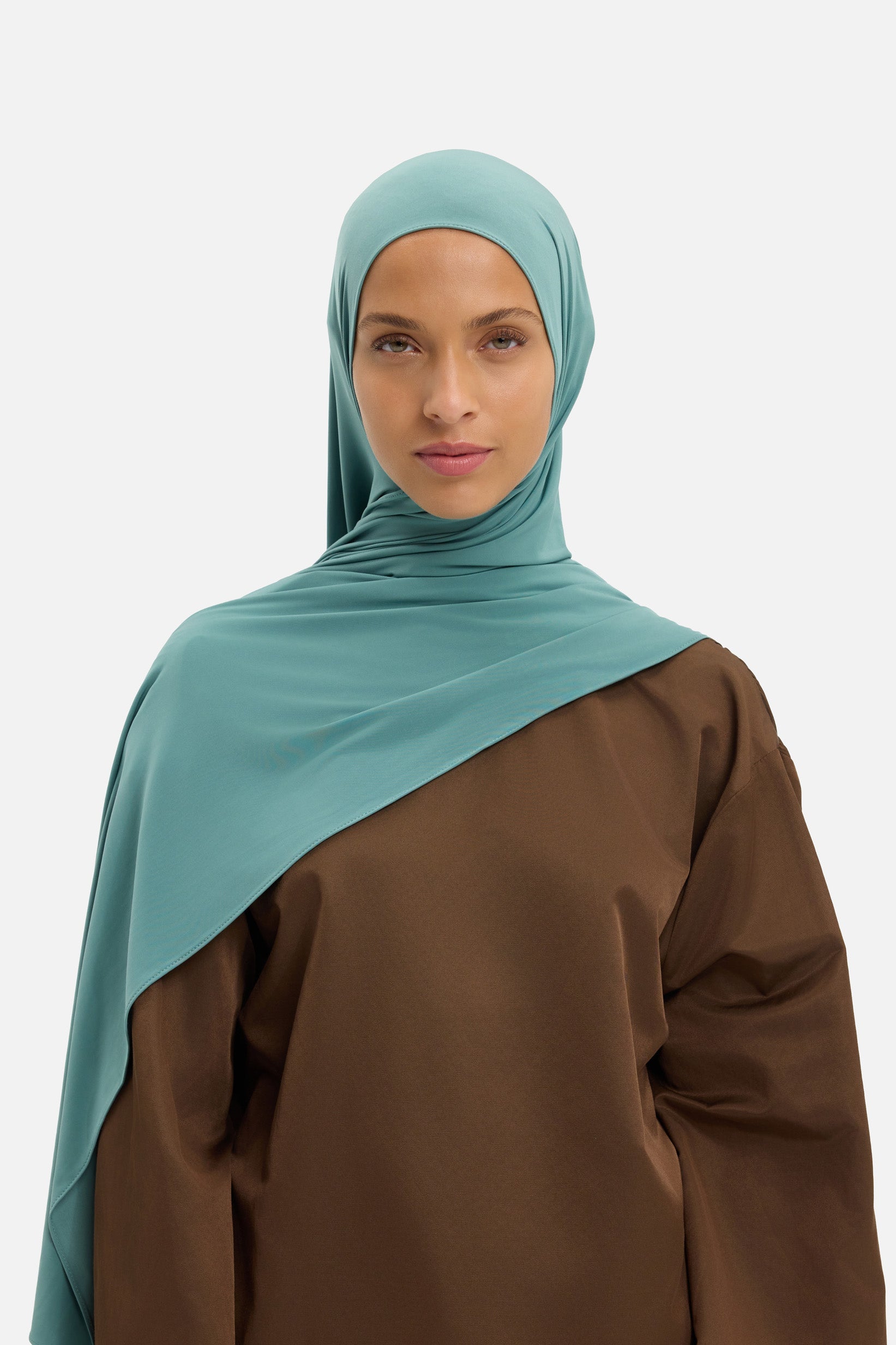 Liquid Jersey Scarf | Deep Aqua