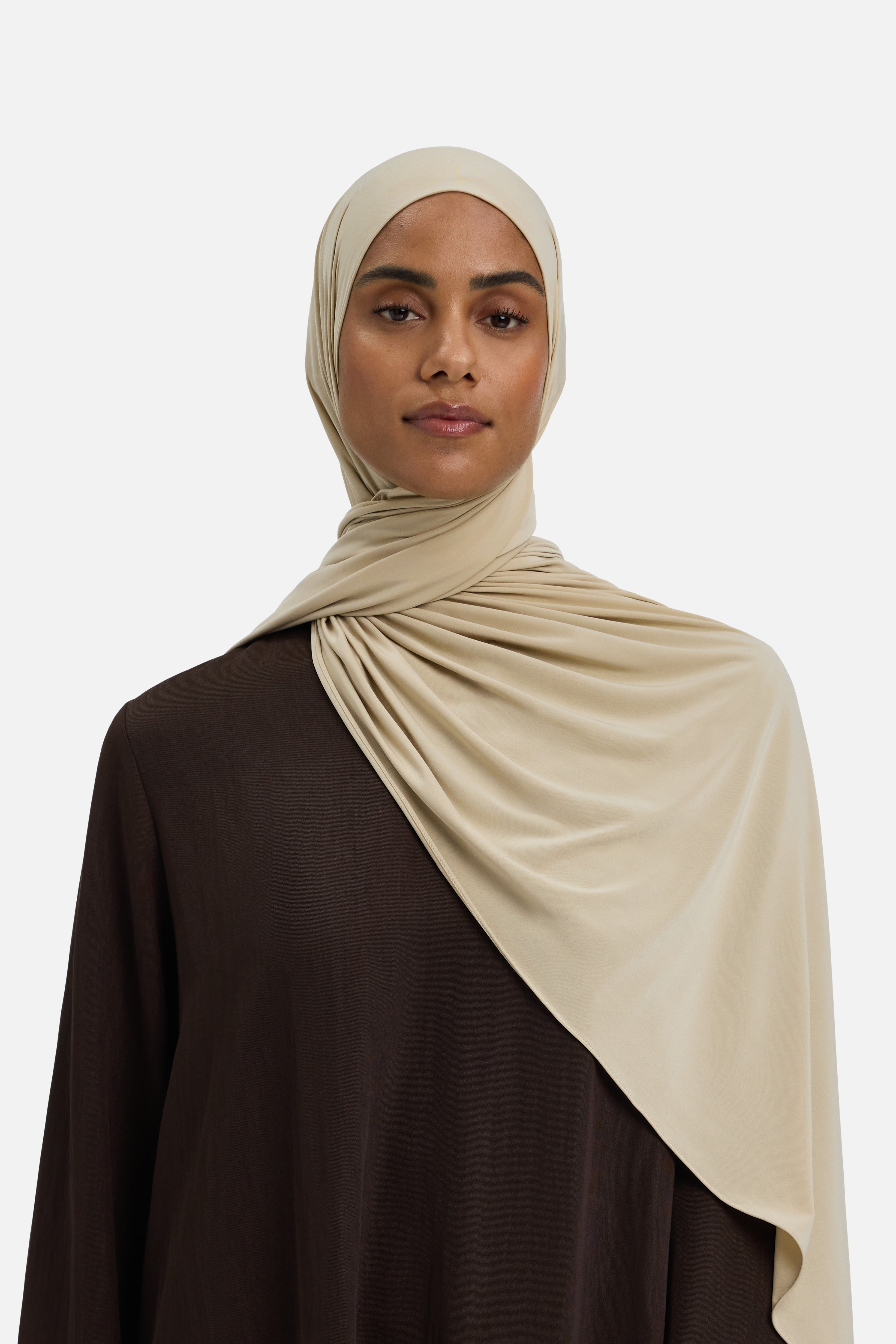 Liquid Jersey Scarf | Oat