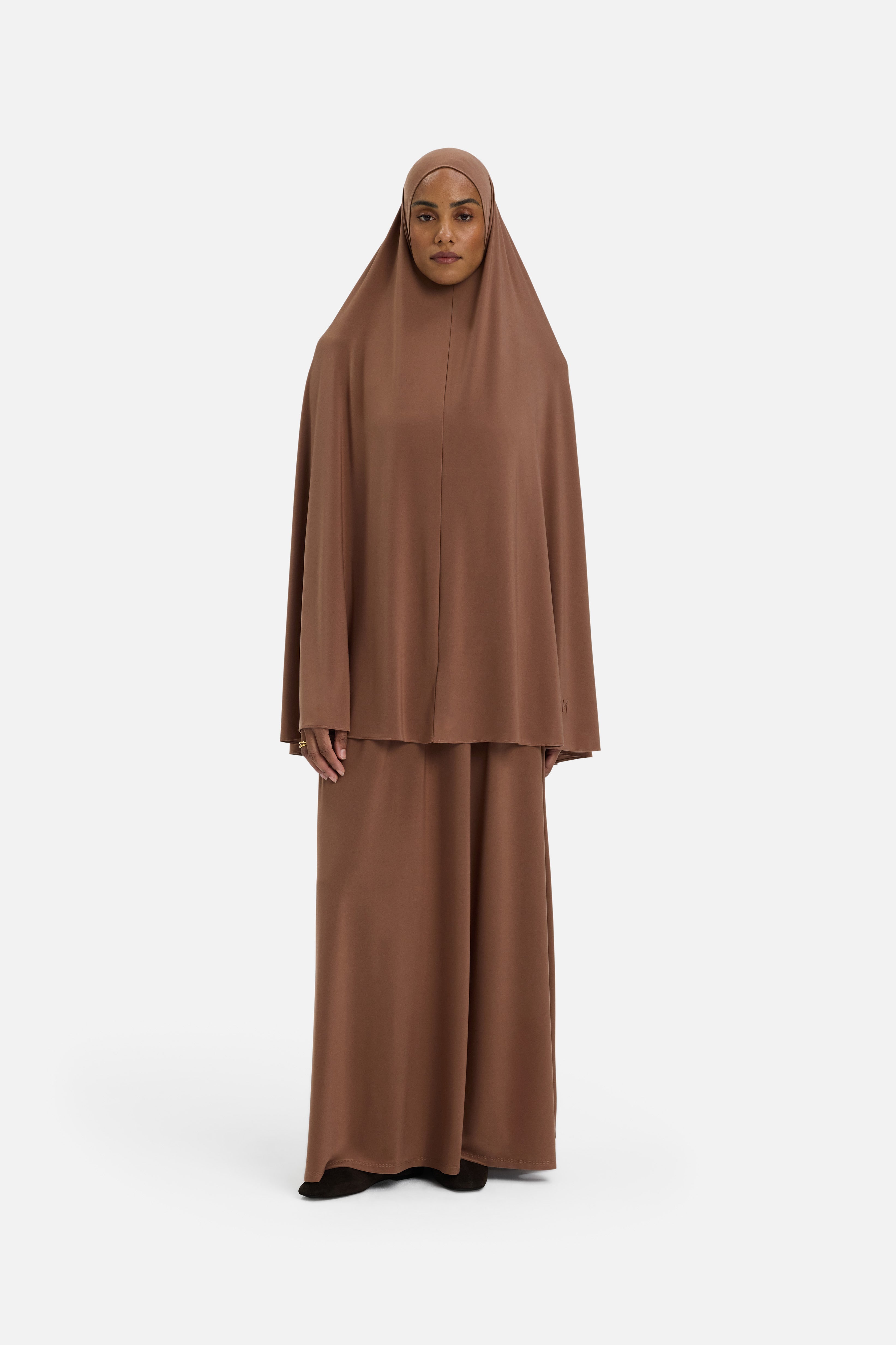 Premium Jersey Khimaar | Terracotta