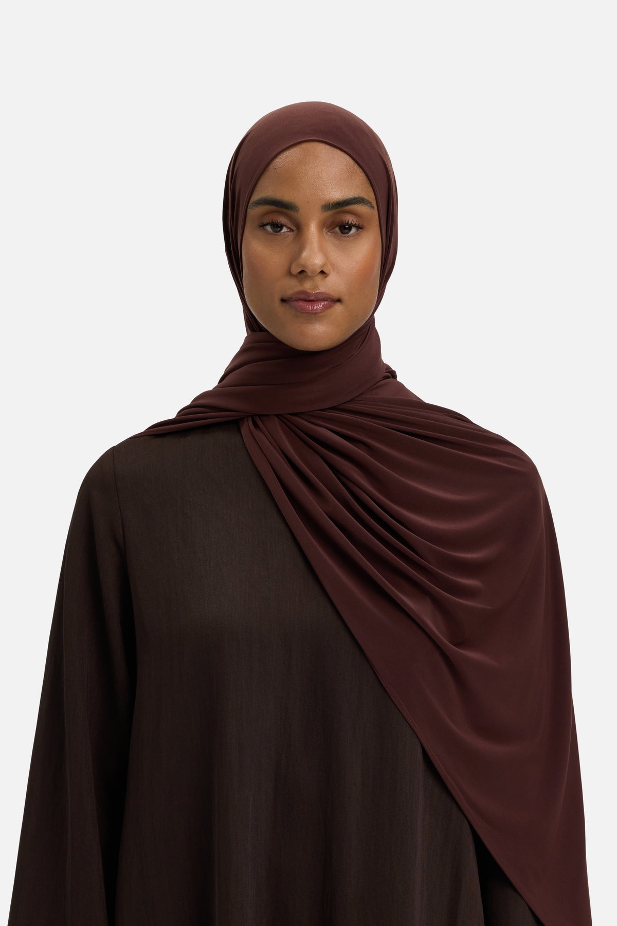 Foulard premium jersey cerise foncé Mayara