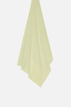 Foulard premium jersey olive glacé Mayara à plat