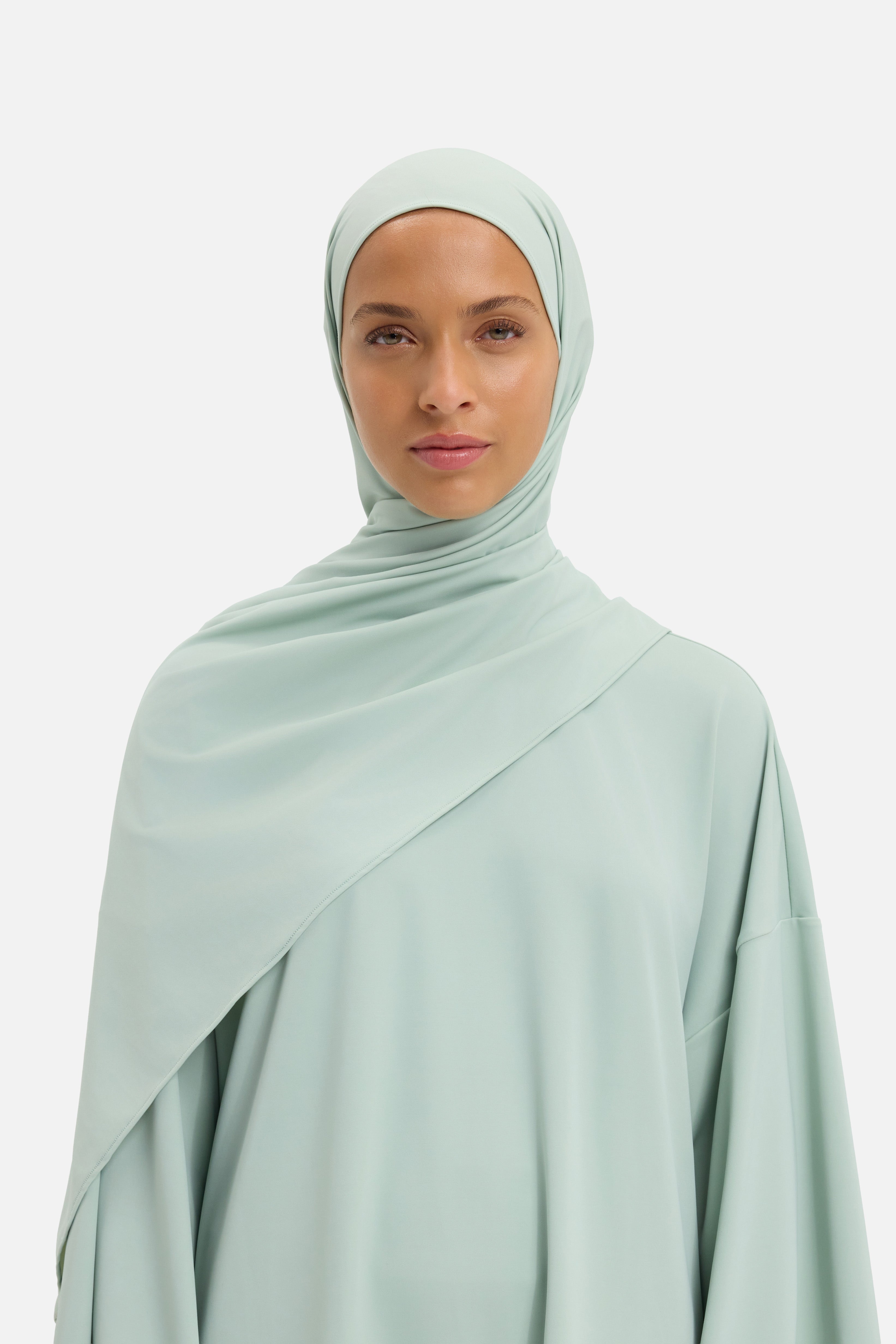 Swim Scarf | Aqua Gray