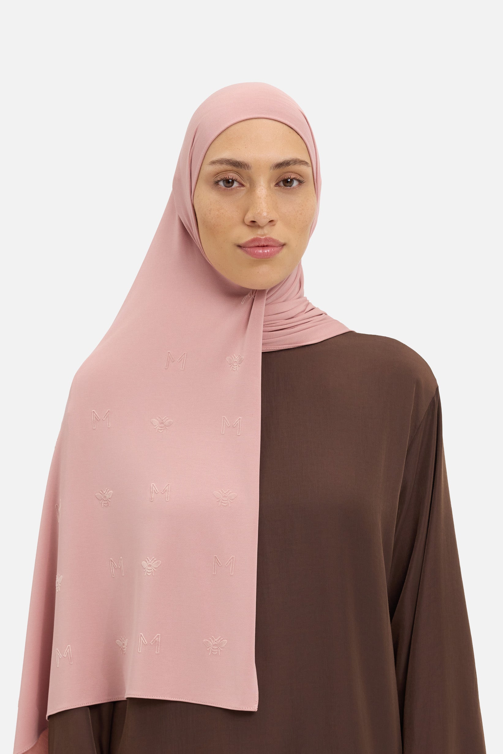 Foulard Bee Monogram breathable jersey baie claire Mayara