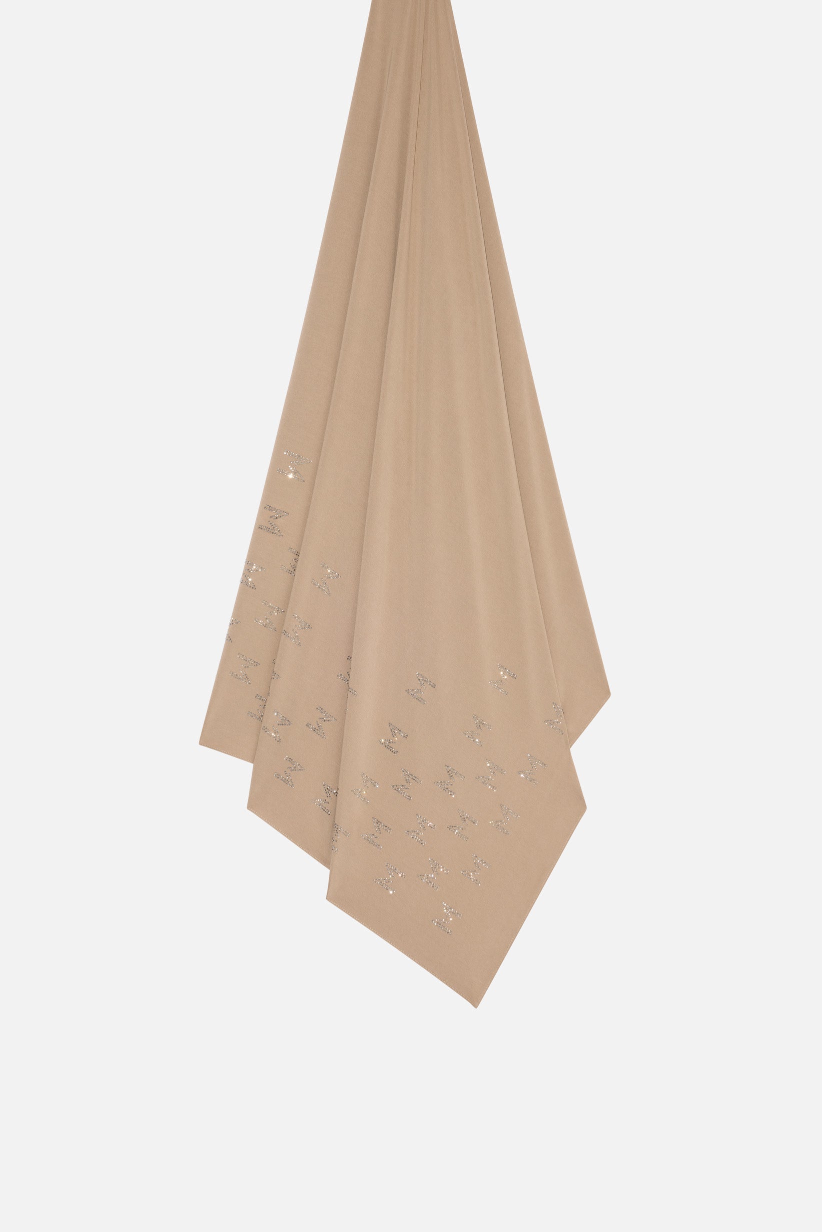 Foulard L'Unique breathable jersey kaki Mayara à plat