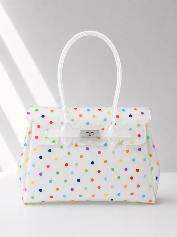 Confetti Translucent Jelly Bag 35cm